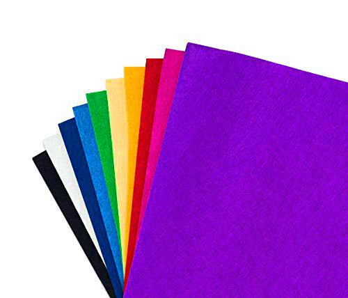 A4 Felt Sheet-Set Of 10 Colours-1MM