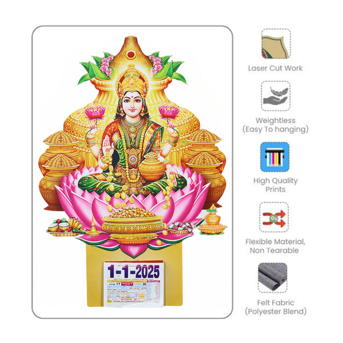 Lakshmi-Special Diecut-Calendar-2025