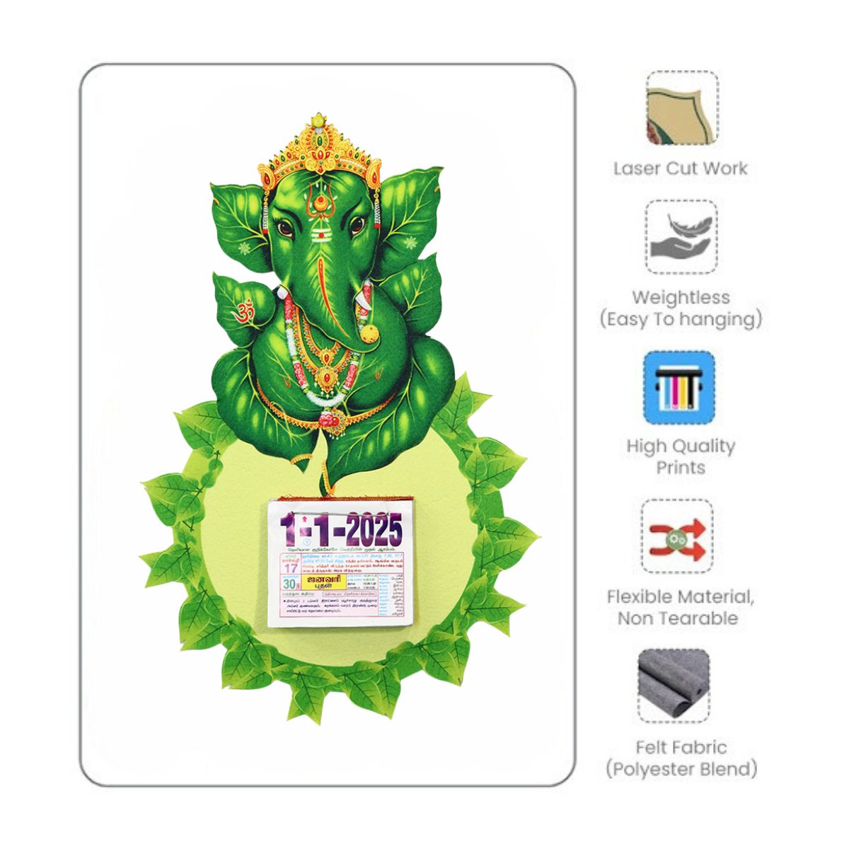 Ganapathi-Special Diecut-Calendar-2025