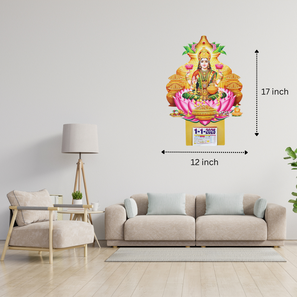 Lakshmi-Special Diecut-Calendar-2025