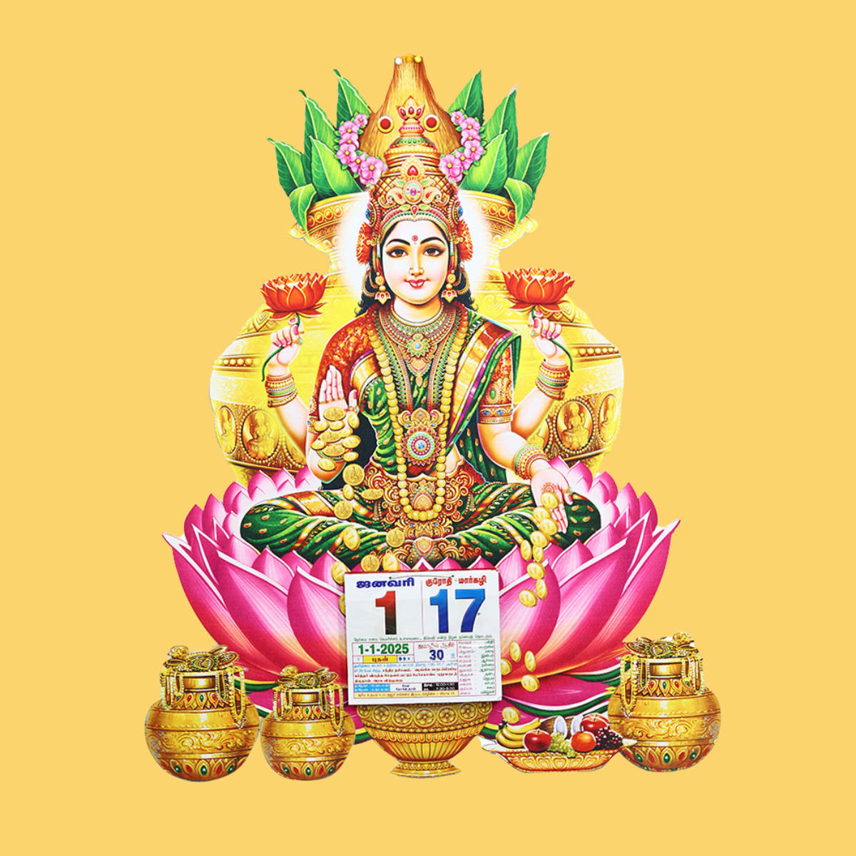 Lakshmi-Special Diecut- Calendar-2025