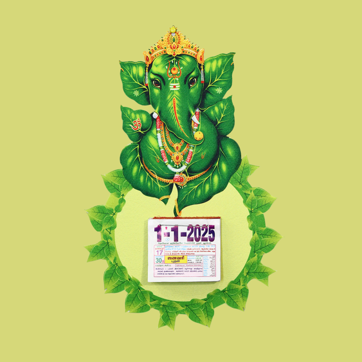 Ganapathi-Special Diecut-Calendar-2025