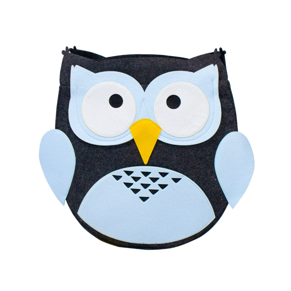 Nauticrew Blue Owl Bag | Lightweight Handbag | Stylish Shoulder Bag |Felt Tote Bag.