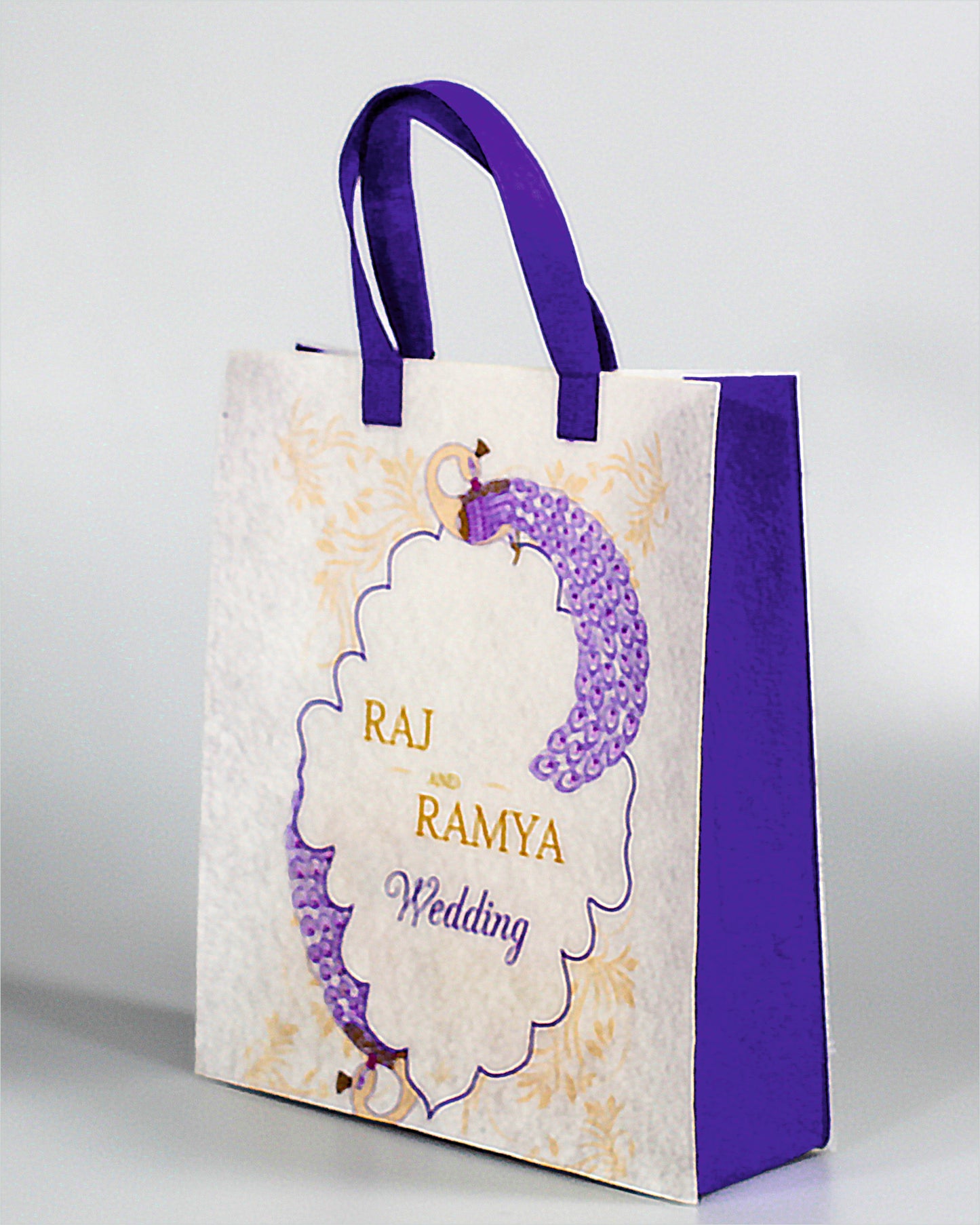 Personalized White Eco Bag | Customized Photographs | Message Quote for Party |