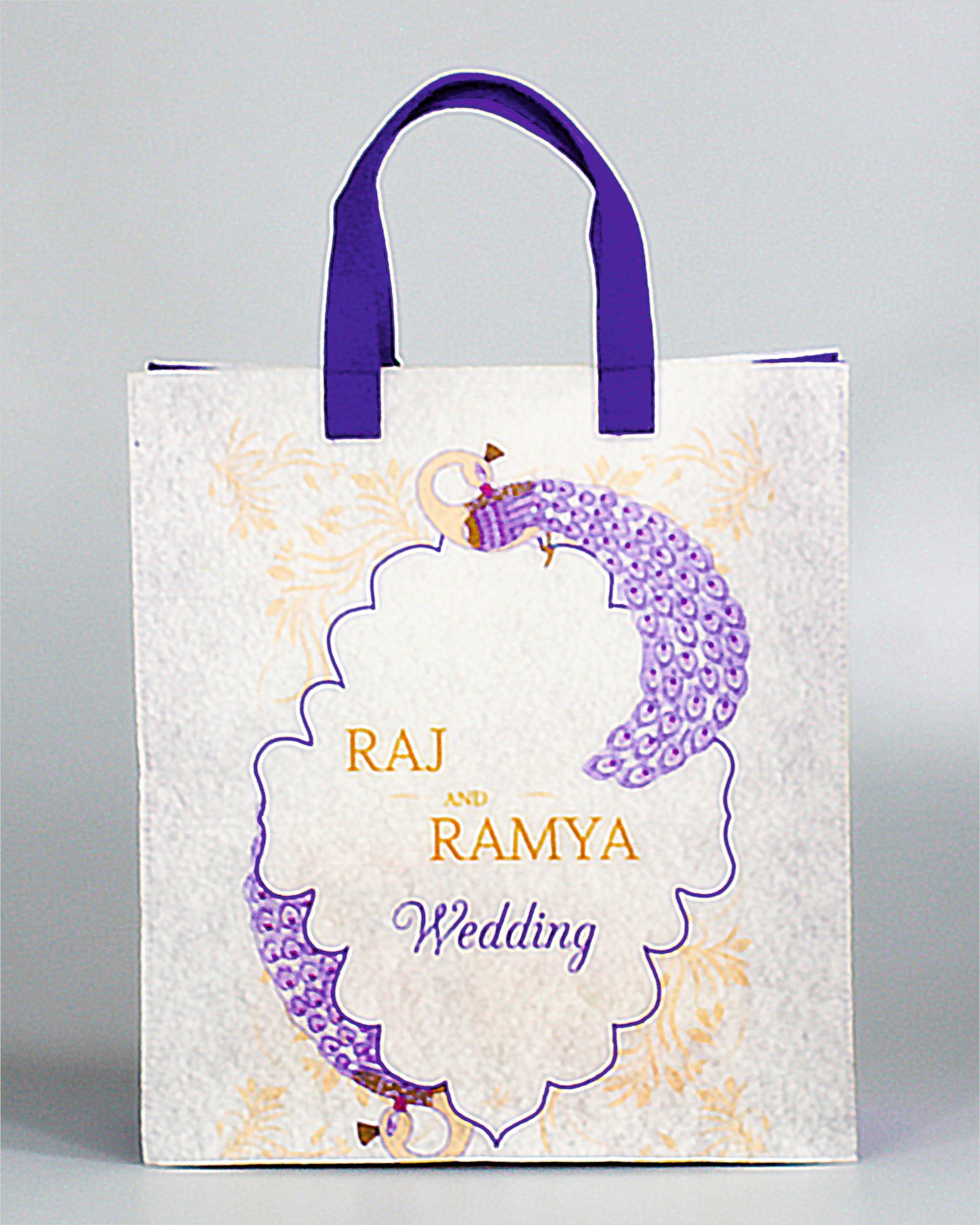 Personalized White Eco Bag | Customized Photographs | Message Quote for Party |