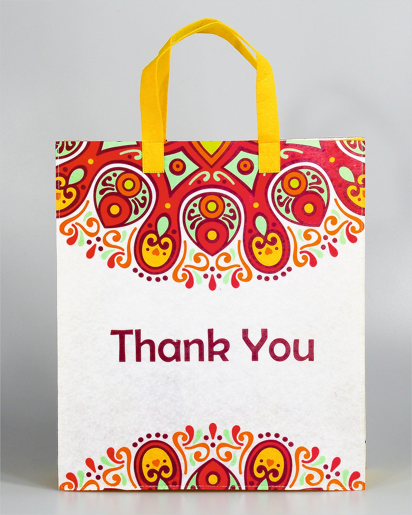 Eco Felt Bags with Colorful Print for Return Gifts | Thamboolam  Bags |