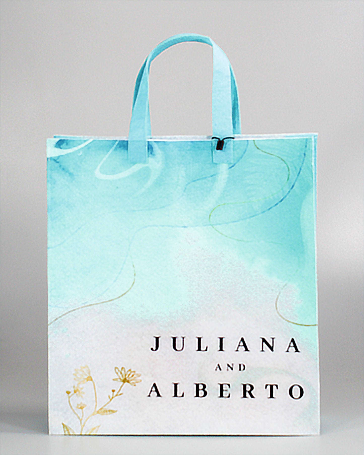 Wedding Return Gift Bag | Customized Name and Quotes | Size 12 x 11 x 4 | 50 Nos.