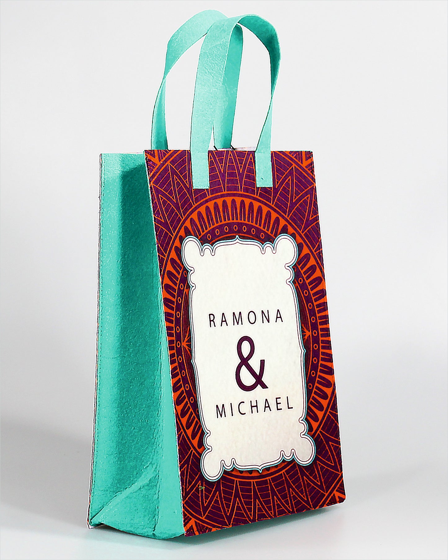 Multicolor Event Gift Bag with Customized Name and Design | 50 Nos.