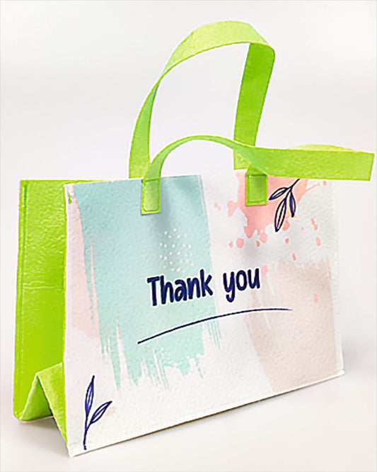 Thank You Printed Bags | Eco Felt Bags | Handle Gift Bag | 50 Nos.