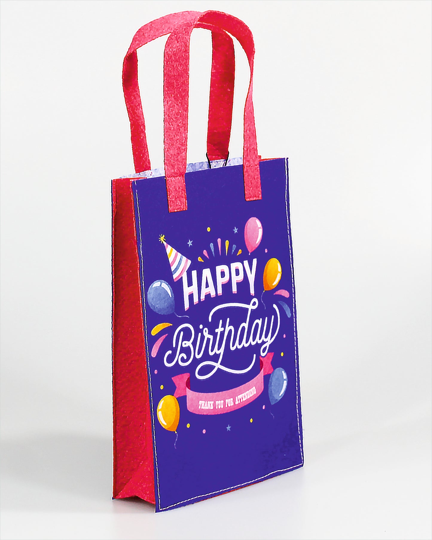 Birthday Party Return Gift Bags | Custom Designed | Size 8.8 x 6 x 2 | Multicolor.