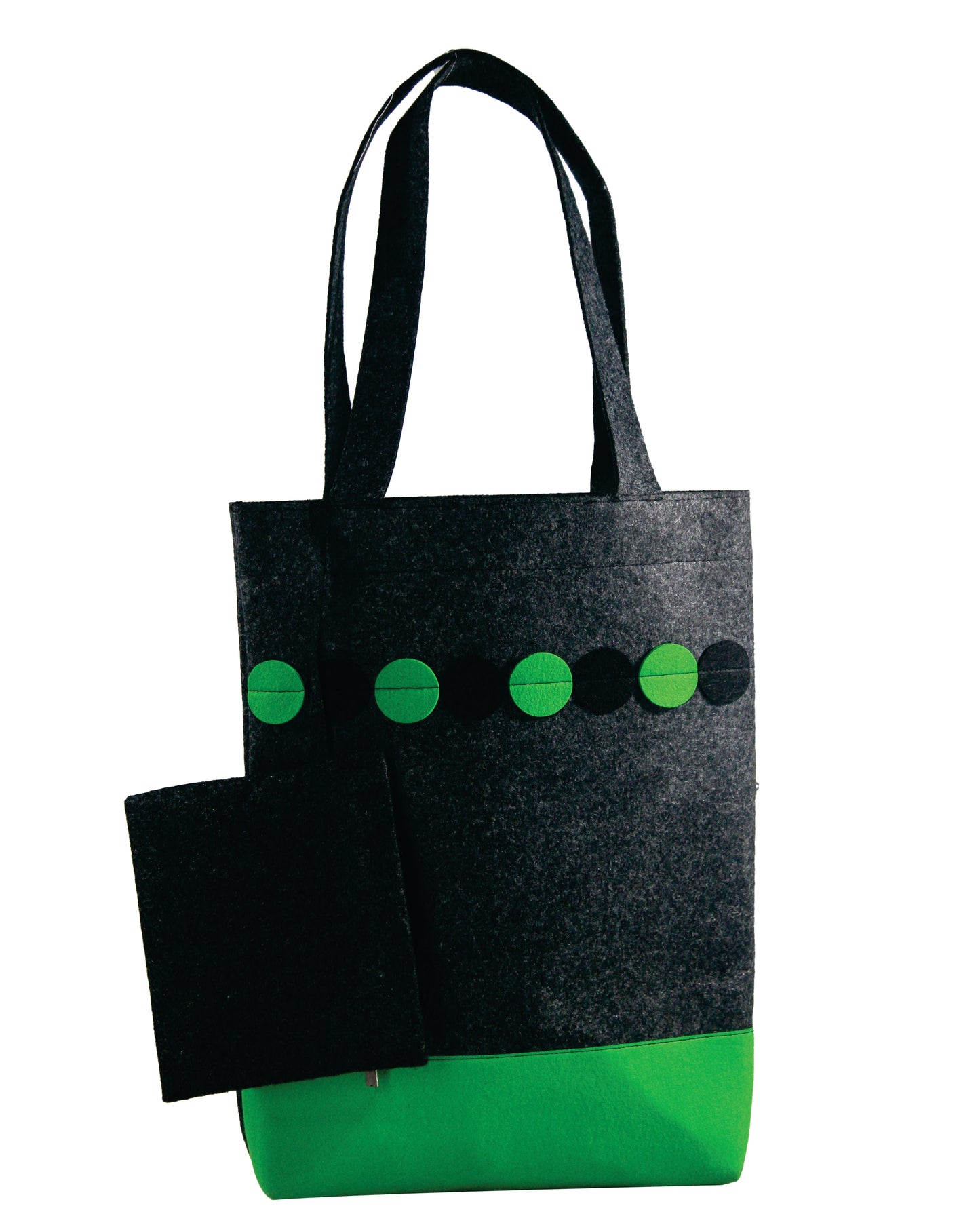 Nauticrew Handbag with Pouch | Lightweight Handbag | Stylish Shoulder Bag |Felt Tote Bag.