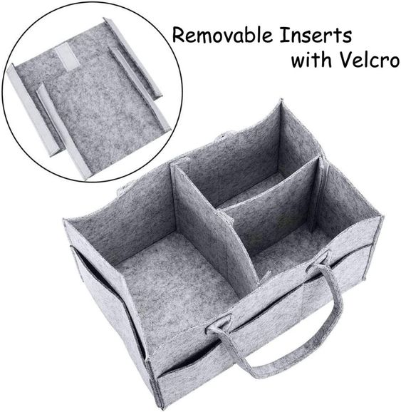 Eco Felt Caddy Organizer | Desk Organizer | Felt Storage Bin | Multi Purpose Organizer.